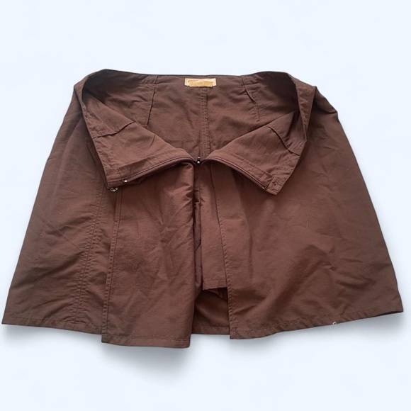 Royal Robbins brown skirt with elastic waistband and side zipper size 6 - Picture 3 of 7